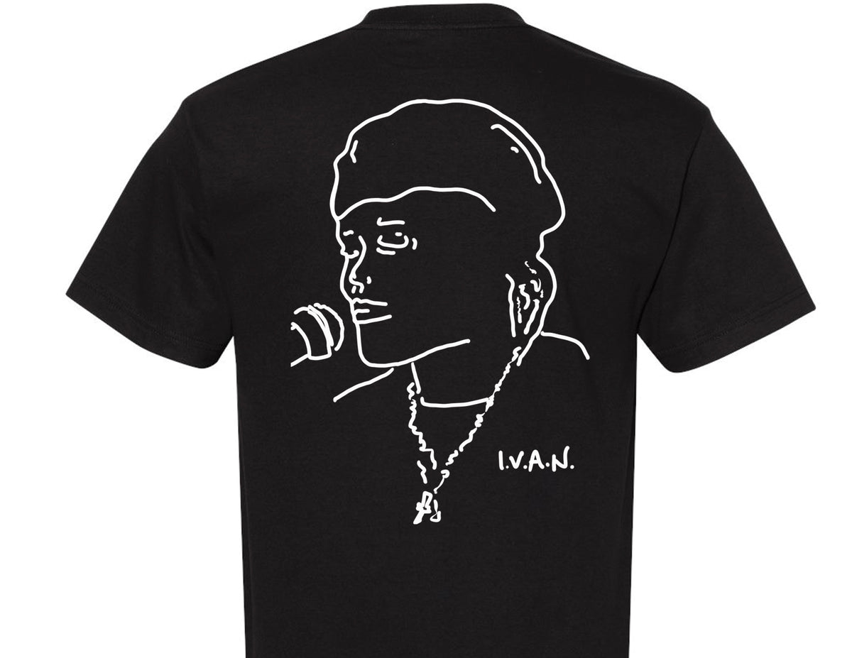 I.V.A.N. Profile Tee-- in ORIGINAL BLACK